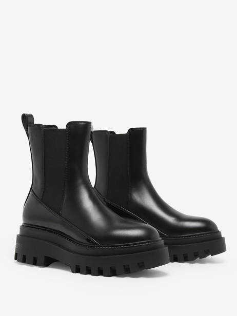 Boots In Leather Calvin klein jeans Black accessoires 12860GT other view 3