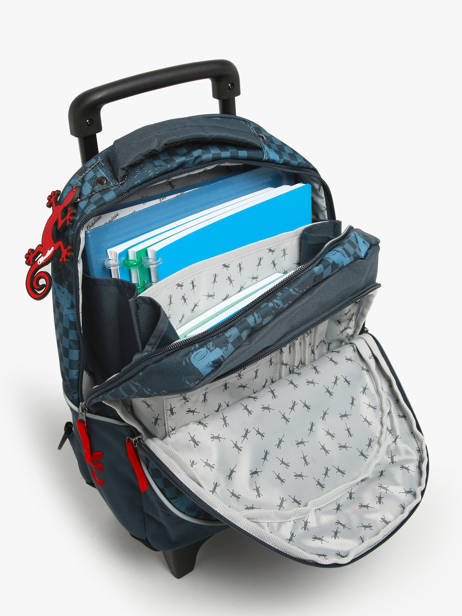 Sac A Dos à Roulettes Cameleon Bleu actual SR39 vue secondaire 3