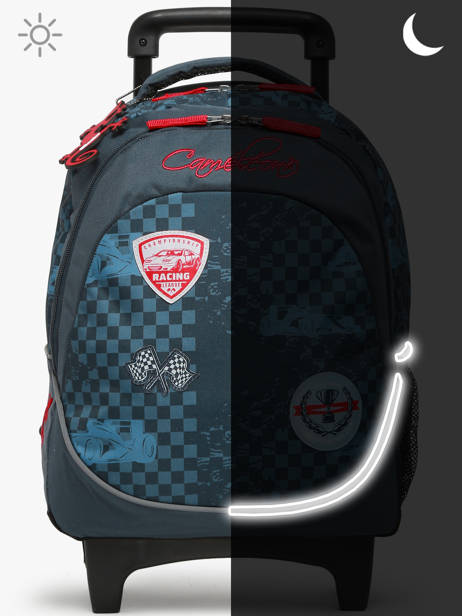 Sac A Dos à Roulettes Cameleon Bleu actual SR39 vue secondaire 8