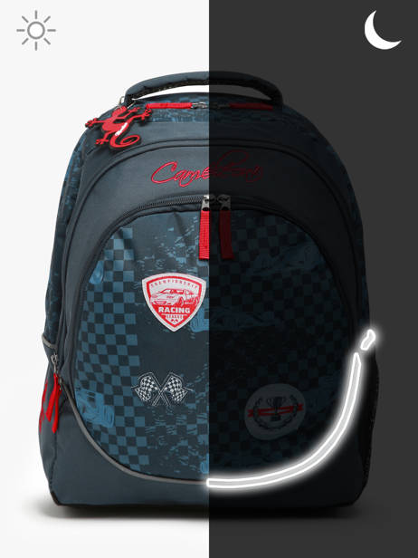 Sac à Dos 2 Compartiments Cameleon Bleu actual SD45 vue secondaire 7