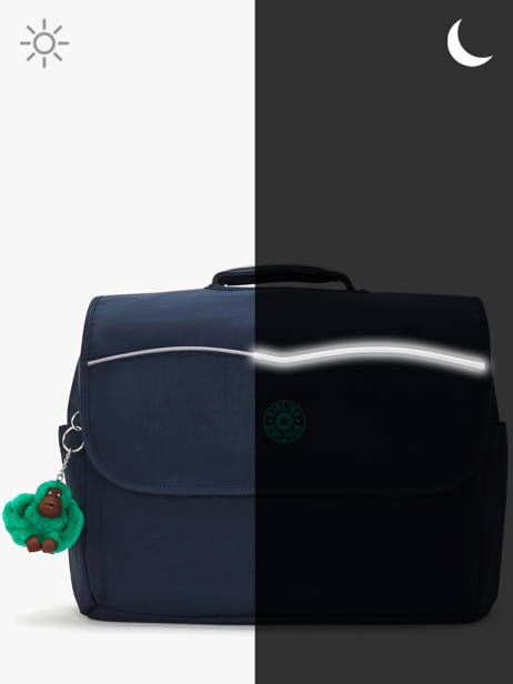 Cartable 1 Compartiment Kipling Bleu back to school KI6891 vue secondaire 5