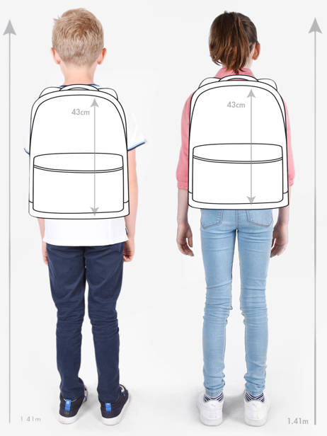 Sac à Dos Bobby 1 Compartiment Jeune premier Beige daydream girls G vue secondaire 1