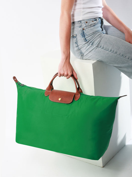 Longchamp Le pliage original Travel bag Green