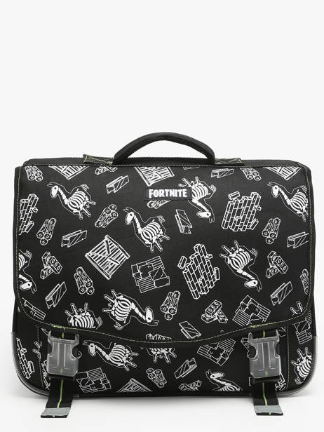 Cartable 2 Compartiments Fortnite Noir gamer 23OZ203S