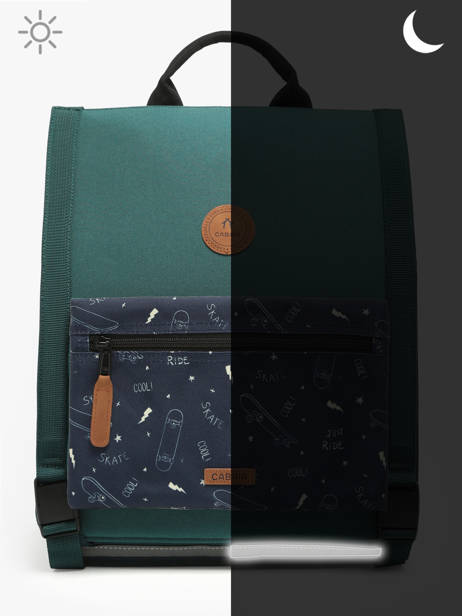 Sac à Dos 2 Compartiments Cabaia Vert school M vue secondaire 6