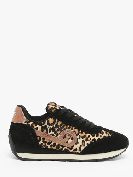 Sneakers City Run Jogger In Leather No name Black accessoires HRLE043A