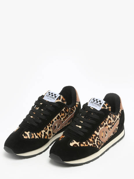 Sneakers City Run Jogger In Leather No name Black accessoires HRLE043A other view 2