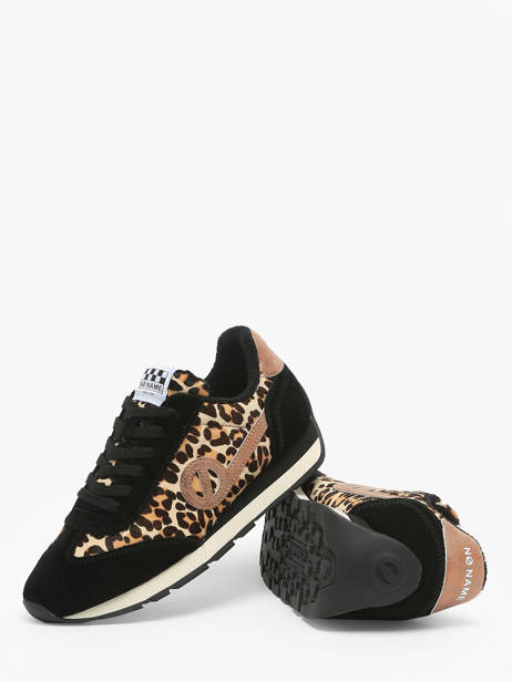 Sneakers City Run Jogger In Leather No name Black accessoires HRLE043A other view 3