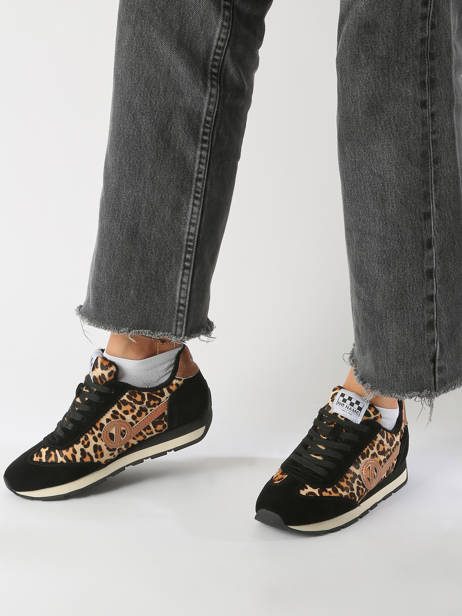 Sneakers City Run Jogger In Leather No name Black accessoires HRLE043A other view 1