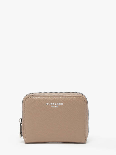 Grained Compact Wallet Miniprix Beige grained K2015