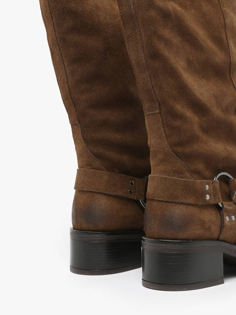 Boots In Leather We do Brown accessoires CO88177 other view 3