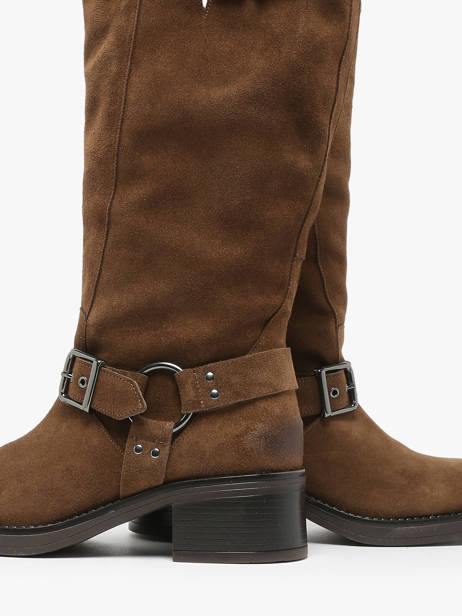 Boots In Leather We do Brown accessoires CO88177 other view 4