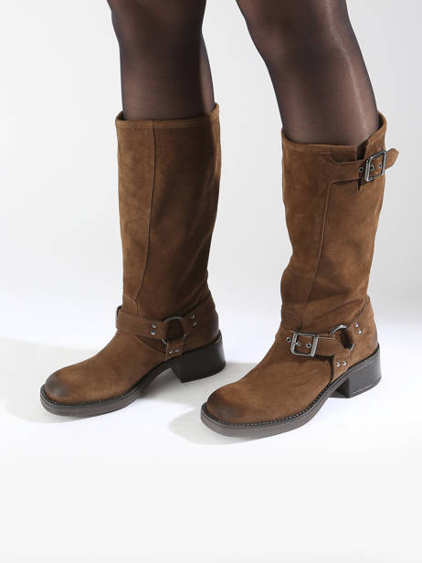 Boots In Leather We do Brown accessoires CO88177 other view 1