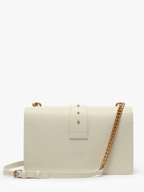 Sac Bandoulière Love Bag Icon Cuir Pinko Beige love bag icon A0F1 vue secondaire 4