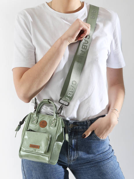 Nano Bag Crossbody 1 Compartment Cabaia Green adventurer NANOBAG other view 1
