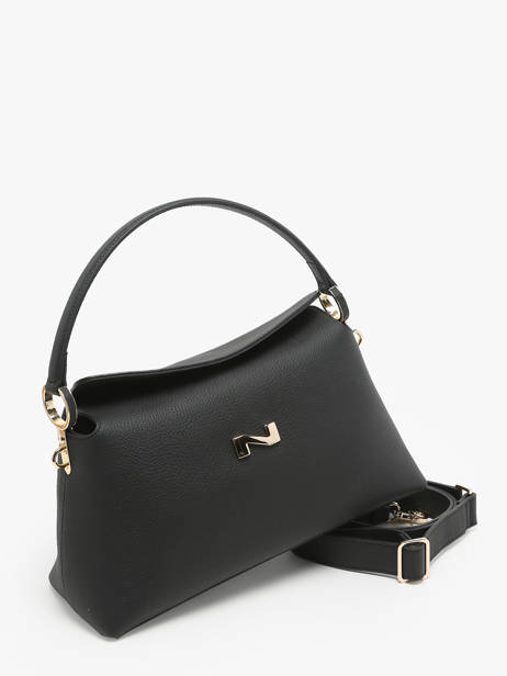 Sac Porté épaule Freesia Cuir Nathan baume Noir eden 4 vue secondaire 2