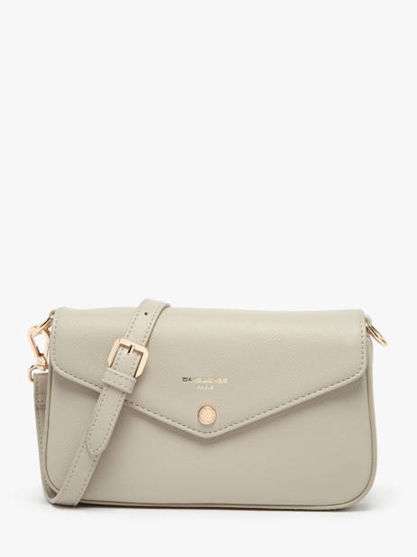 Shoulder Bag Saffiano David jones Gray saffiano CM6120H