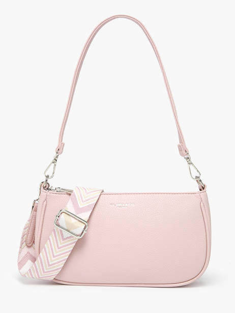 Sac Porté épaule Et Bandoulière Grained Miniprix Rose grained F3699