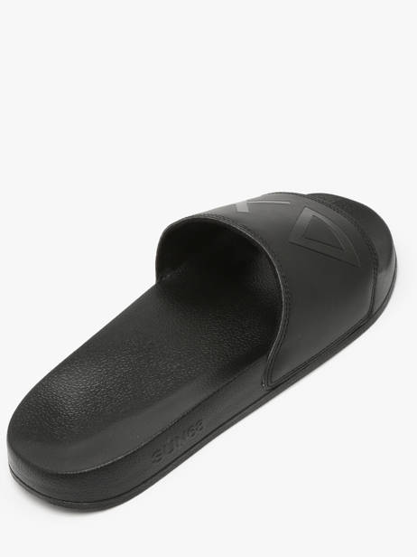 Claquettes Logo Sun68 Noir men X35102 vue secondaire 2