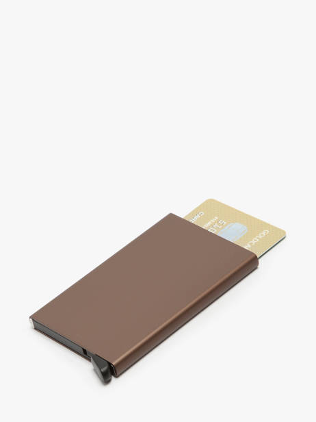 Aluminium Card Holder Secrid Brown alu 00C other view 1