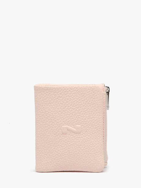 Portefeuille Rallye Cuir Nathan baume Rose original n 476N