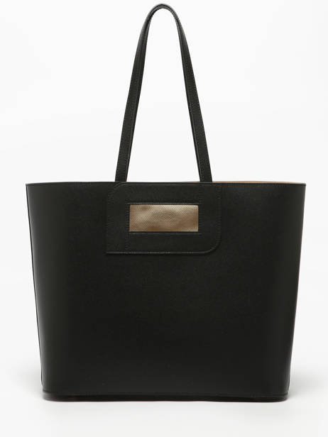 Sac Cabas Angèle Cuir Lancel Noir angele A13361 vue secondaire 5