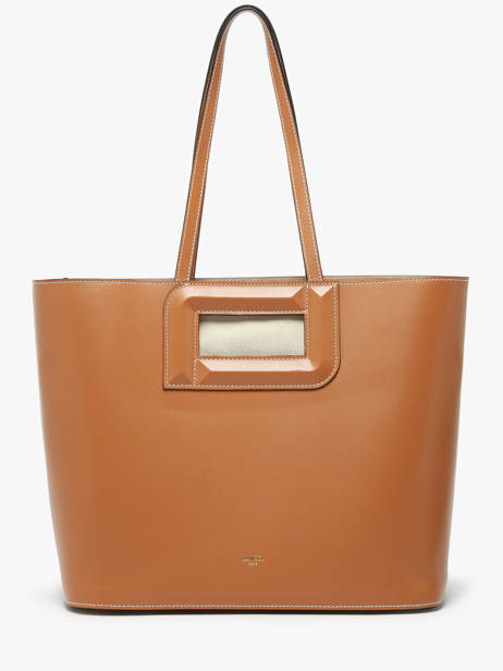 Sac Cabas Angèle Cuir Lancel Marron angele A13361