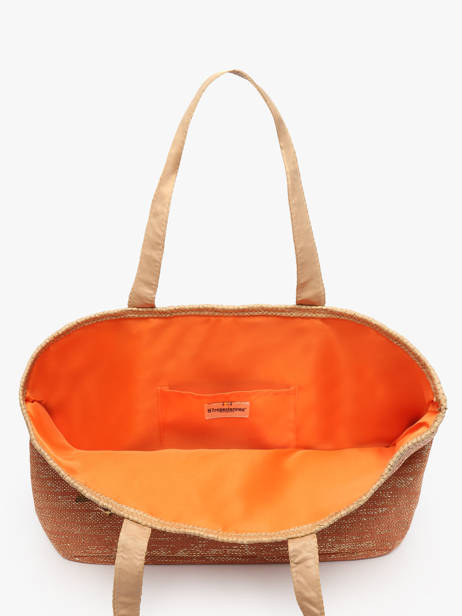Shoulder Bag Panama Paper Les tropeziennes Orange panama TZ01 other view 3