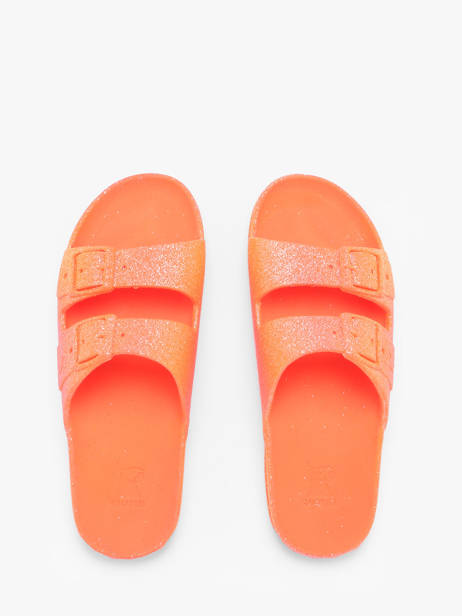 Claquettes Sereia Cacatoes Orange women SEREIA vue secondaire 3