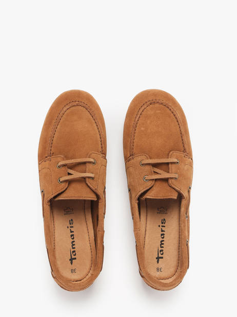 Chaussures Bateau En Cuir Tamaris Marron women 44 vue secondaire 3