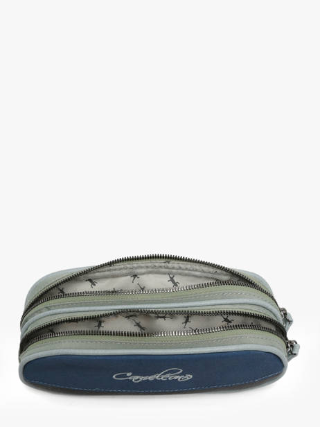 Trousse Enfant 2 Compartiments Cameleon Bleu vintage urban VIB-TROU vue secondaire 1