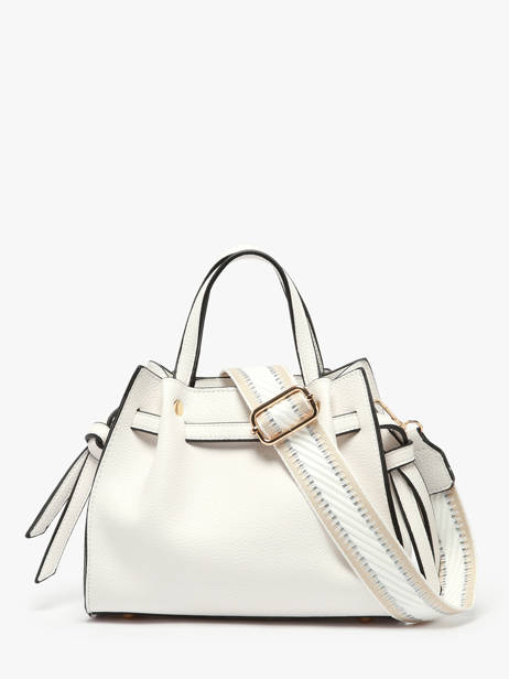 Sac Bandoulière Grained Miniprix Blanc grained R1978 vue secondaire 3