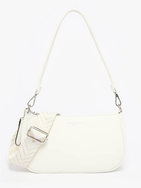 Ccrossbody Shoulder Bag Grained Miniprix White grained F3699