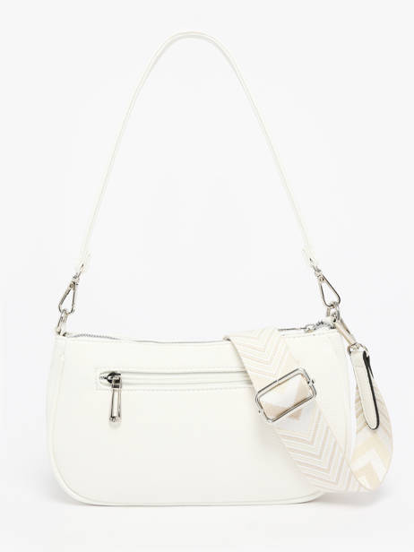 Ccrossbody Shoulder Bag Grained Miniprix White grained F3699 other view 2