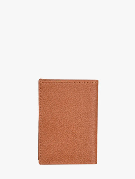 Leather Cardholder Madras Etrier Brown madras EMAD013 other view 3