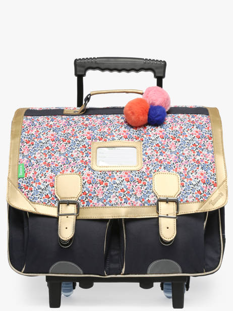 Cartable à Roulettes 2 Compartiments Tann's Multicolore les fantaisies f 43265