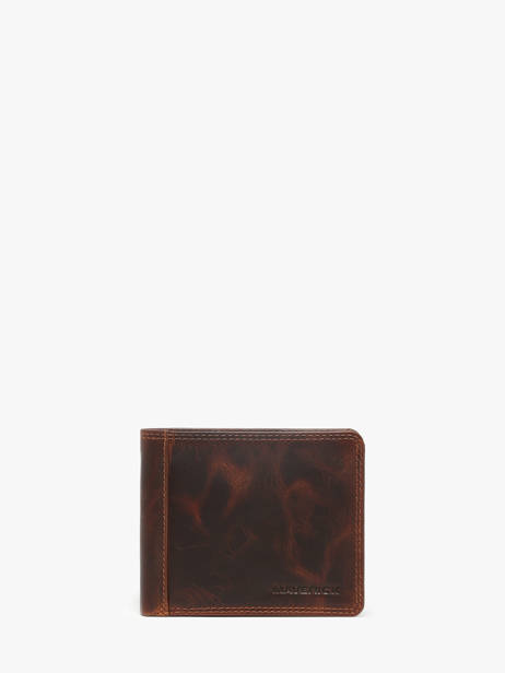 Checkholder With Coin Purse Leather Maverick Brown the original MAVTO004