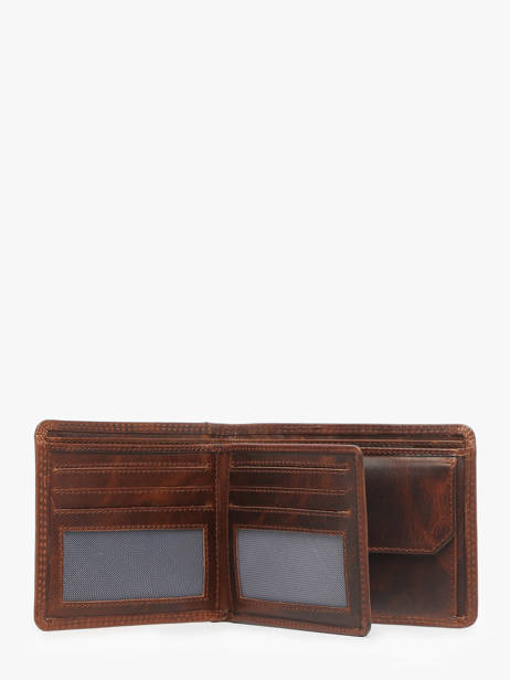 Checkholder With Coin Purse Leather Maverick Brown the original MAVTO004 other view 1