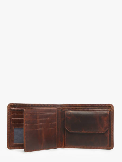 Checkholder With Coin Purse Leather Maverick Brown the original MAVTO004 other view 2