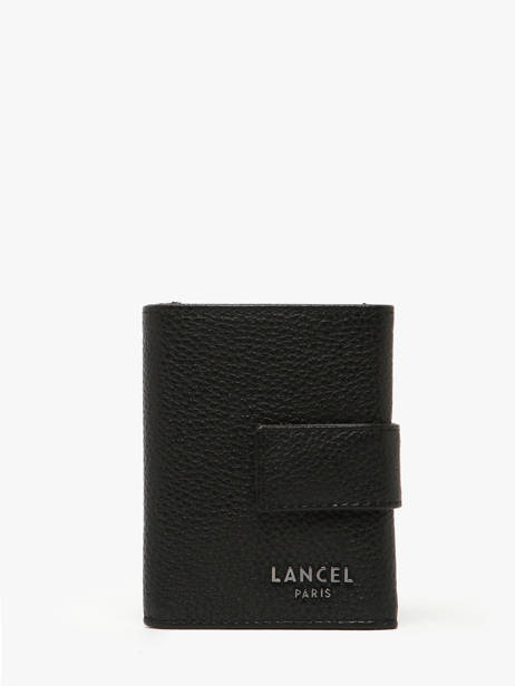Wallet Leather Lancel Black come A12880