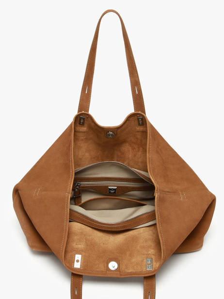 Cabas Cavalier Nubuck Cuir Etrier Marron cavalier nubuck ECAN127M vue secondaire 3