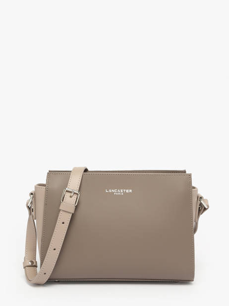 Sac Bandoulière Smooth Cuir Lancaster Beige smooth 437-02