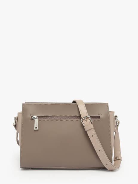 Sac Bandoulière Smooth Cuir Lancaster Beige smooth 437-02 vue secondaire 4