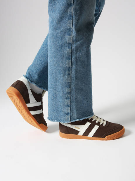 Sneakers Elan En Cuir Gola Marron women CLB538 vue secondaire 1