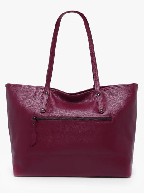 Sac Cabas A4 Caviar Cuir Milano Violet caviar CA19111N vue secondaire 4