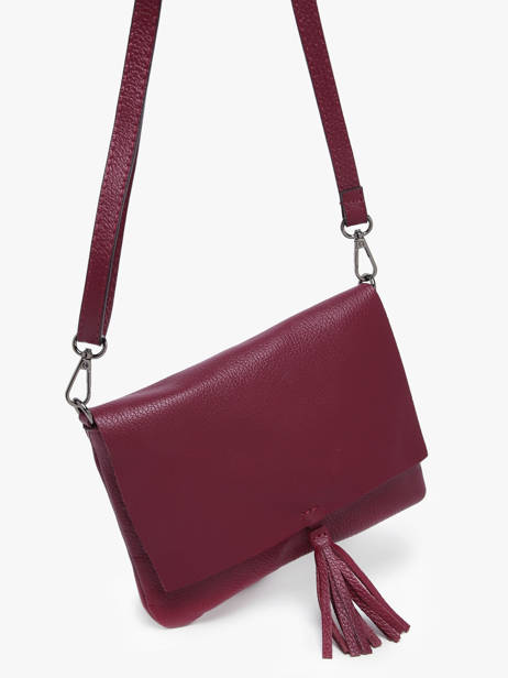 Sac Bandoulière Caviar Cuir Milano Violet caviar CA22112 vue secondaire 2