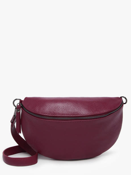 Sac Banane Caviar Cuir Milano Violet caviar CA21123