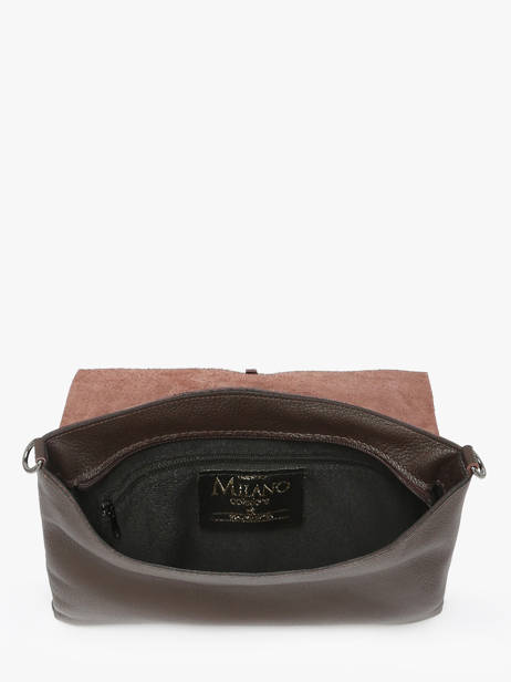 Sac Bandoulière Caviar Cuir Milano Marron caviar CA21062 vue secondaire 3