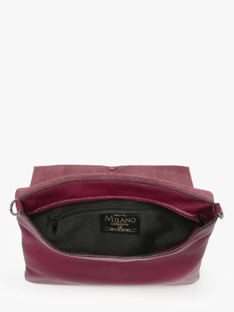 Sac Bandoulière Caviar Cuir Milano Violet caviar CA21062 vue secondaire 3