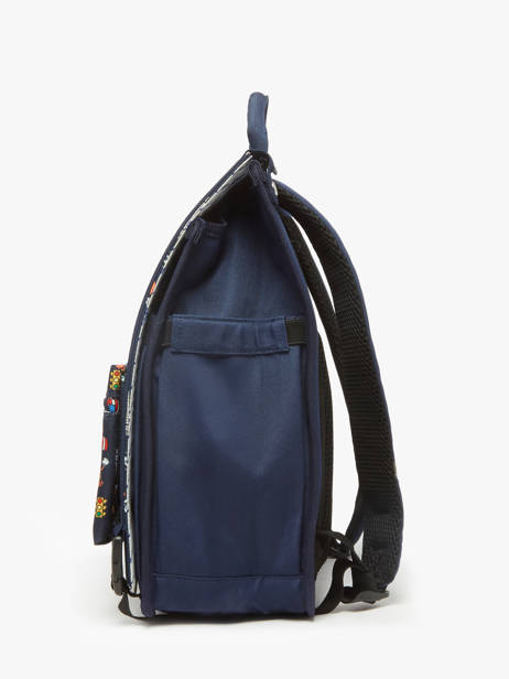 2-compartment Backpack Cabaia Blue school L other view 3